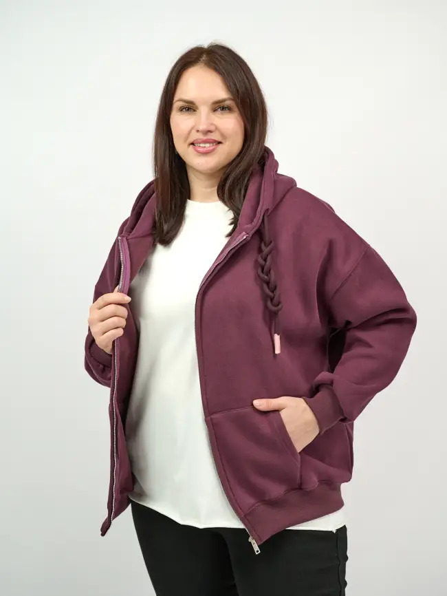 Худи зип утепленное оверсайз размер 50-58 506 фото 238