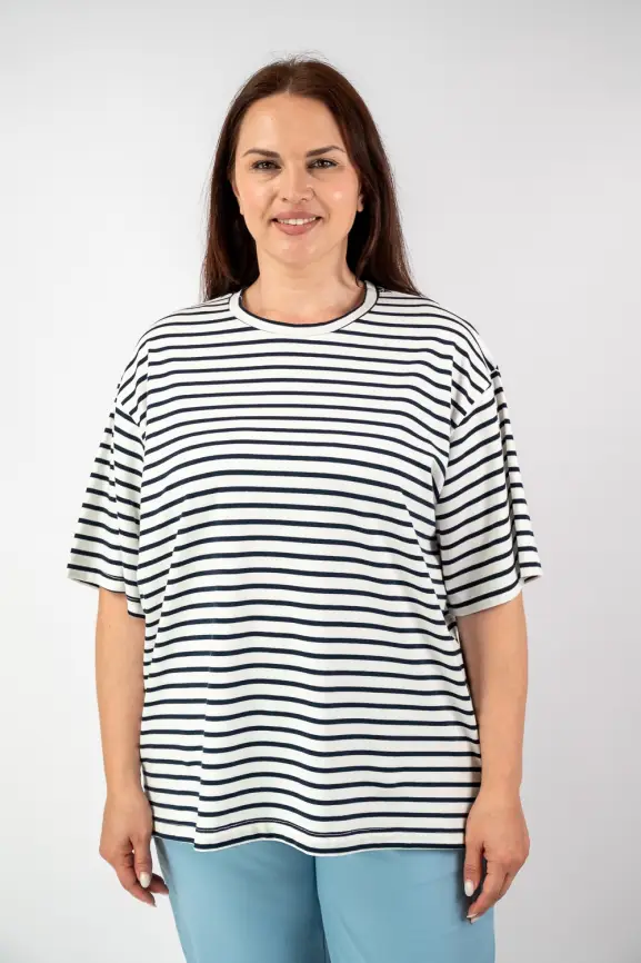 Футболка в полоску ЭттоПлюс 034 Размер 50-58 фото 101