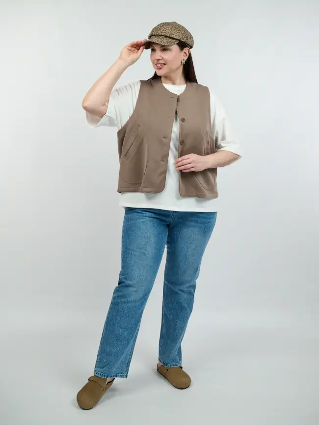 Джинсы 25266 ЭттоПлюс Размер 50-56 фото 46