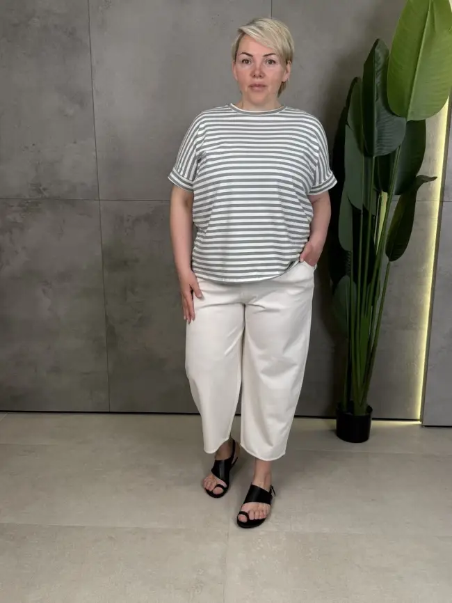 Футболка в полоску ЭттоПлюс 010-1 фото 49