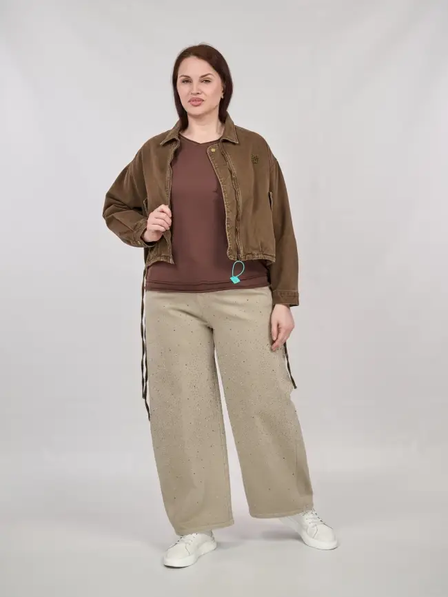 Куртка джинсовая  88111 Размер 48-56 фото 4