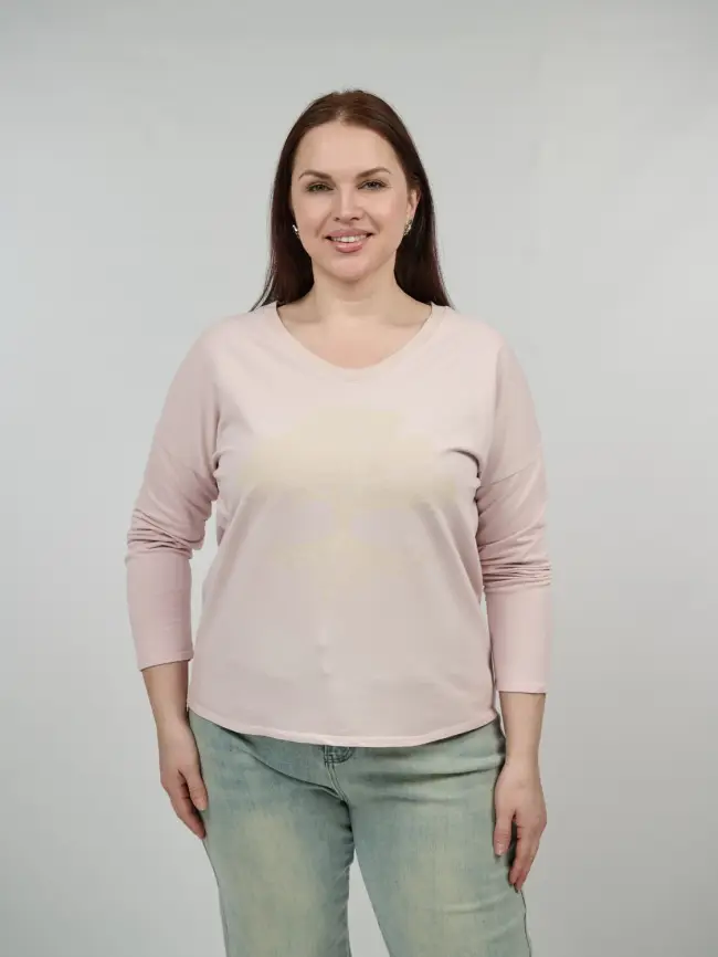 Лонгслив с принтом Италия 8811 Размер 50-58 фото 25