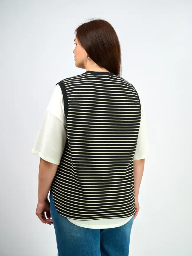 Жилет вязаный 02588 фото 12