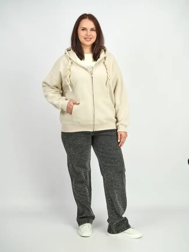 Худи зип оверсайз 505 фото 6