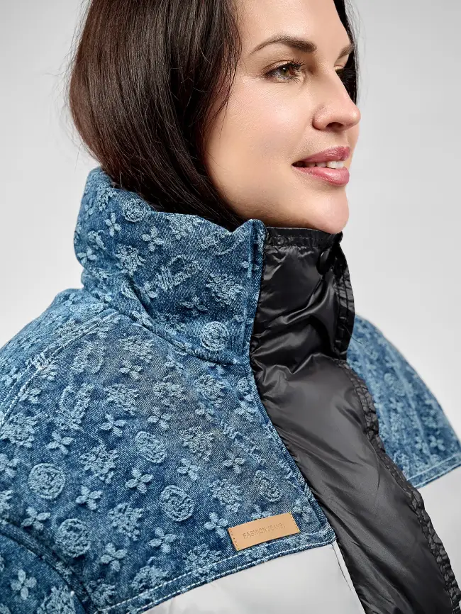 Жилет на двух молниях 1219 Размер 48-58 фото 29