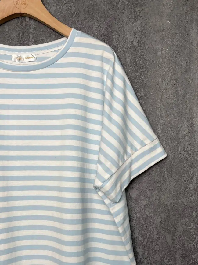 Футболка в полоску ЭттоПлюс 010-1 фото 10