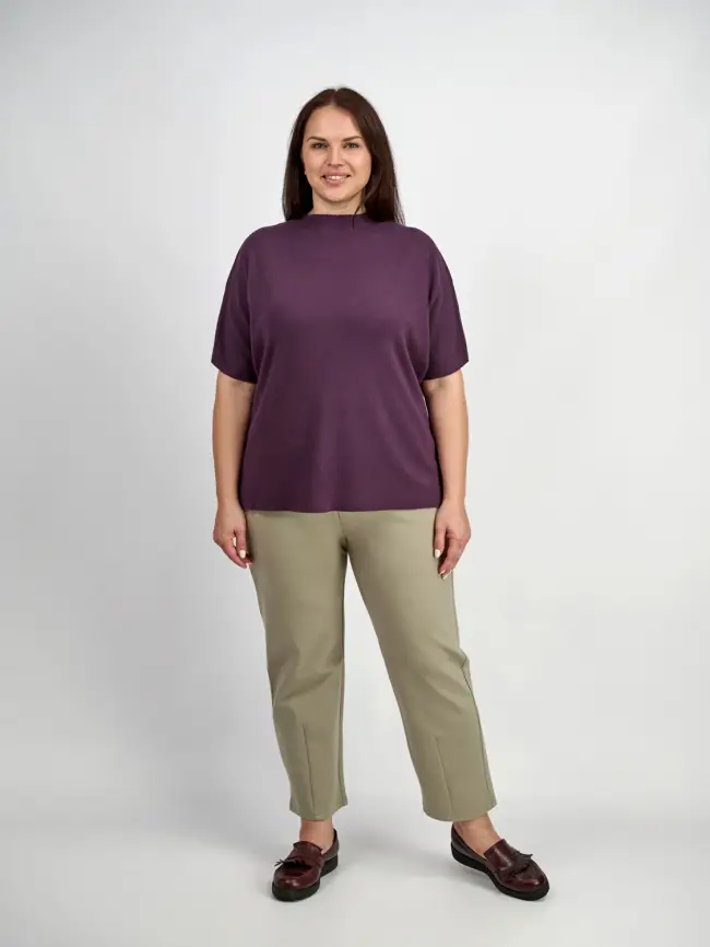 Брюки 33494 ЭттоПлюс размеры 52- 58 фото 122