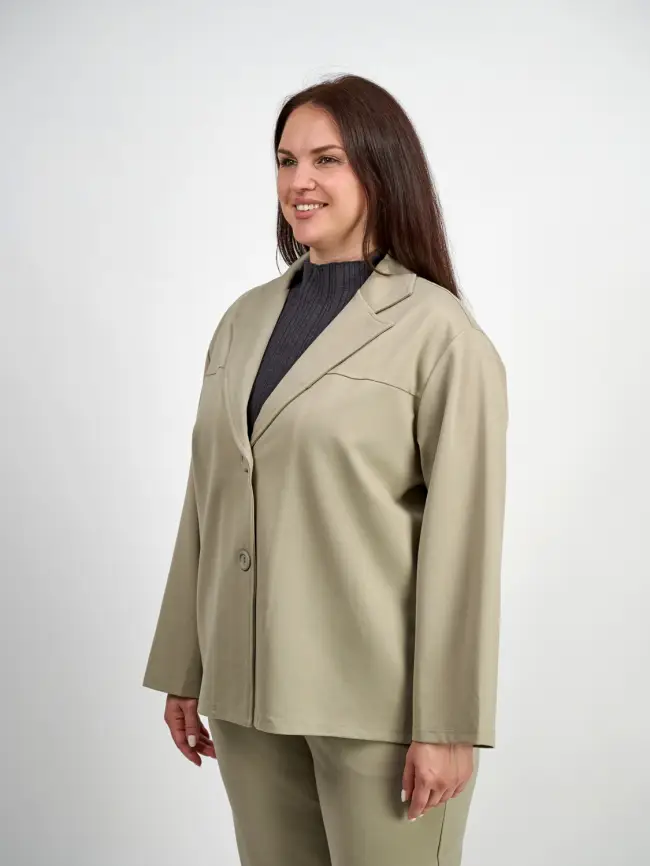 Костюм двойка ЭттоПлюс 8693 Размеры 50-58 фото 21