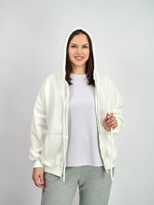 Худи зип оверсайз 505 фото 17