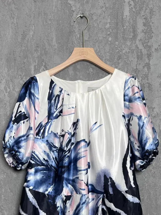 Блуза 5300 Размер 54 (синий) Уценка фото 2