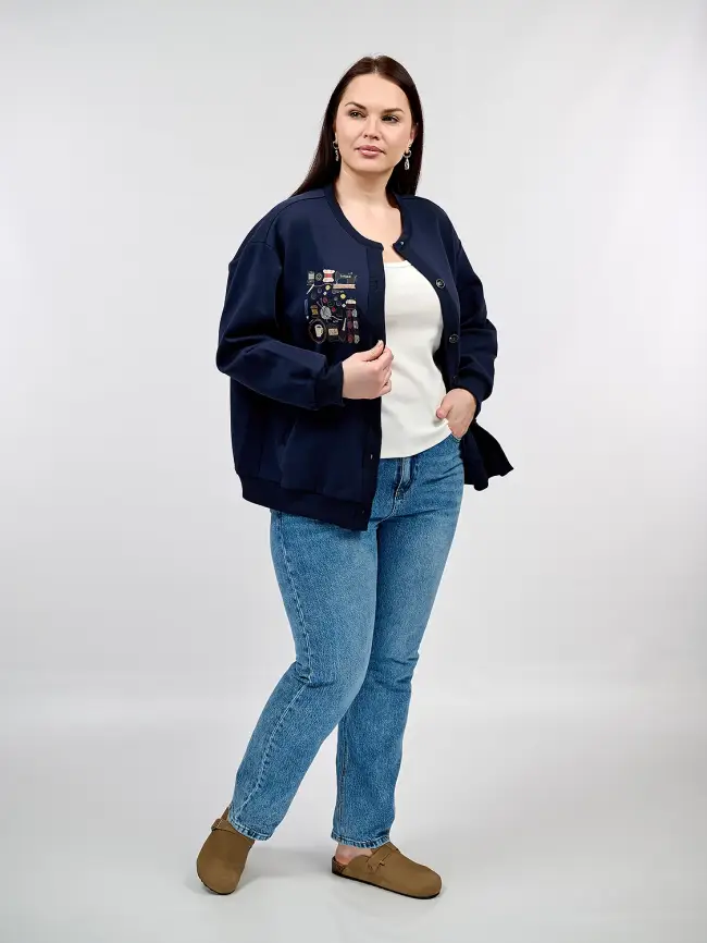 Джинсы 25266 ЭттоПлюс Размер 50-56 фото 40