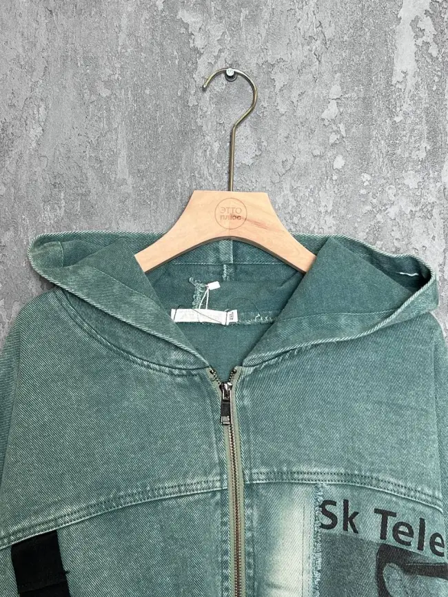 Куртка джинсовая 018 Размеры 48-58 фото 2