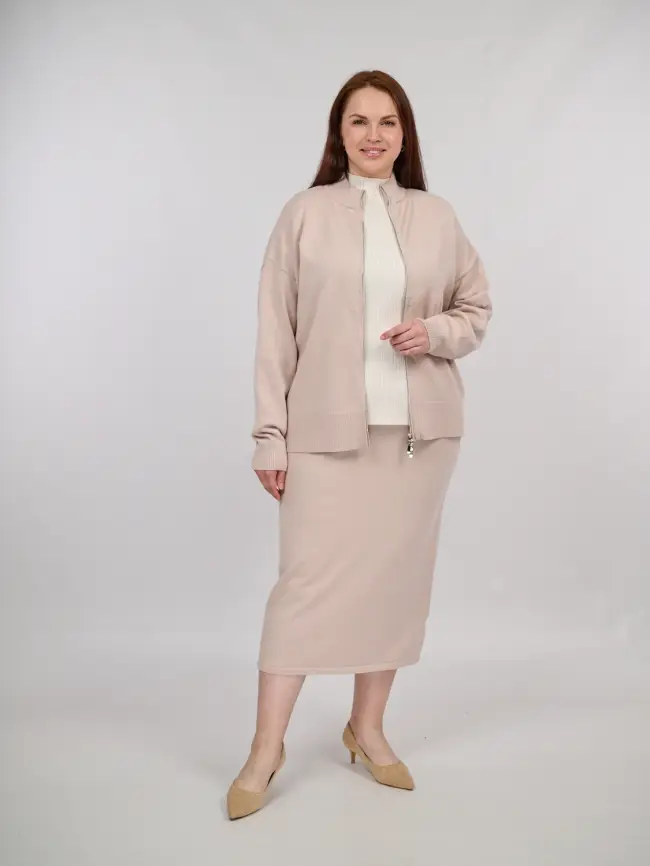 Джемпер без рукавов ЭттоПлюс 876 Размер 54-58 фото 28