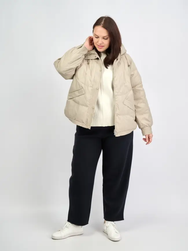 Пуховая куртка ЭттоПлюс 2553 Размер 48-52 фото 39