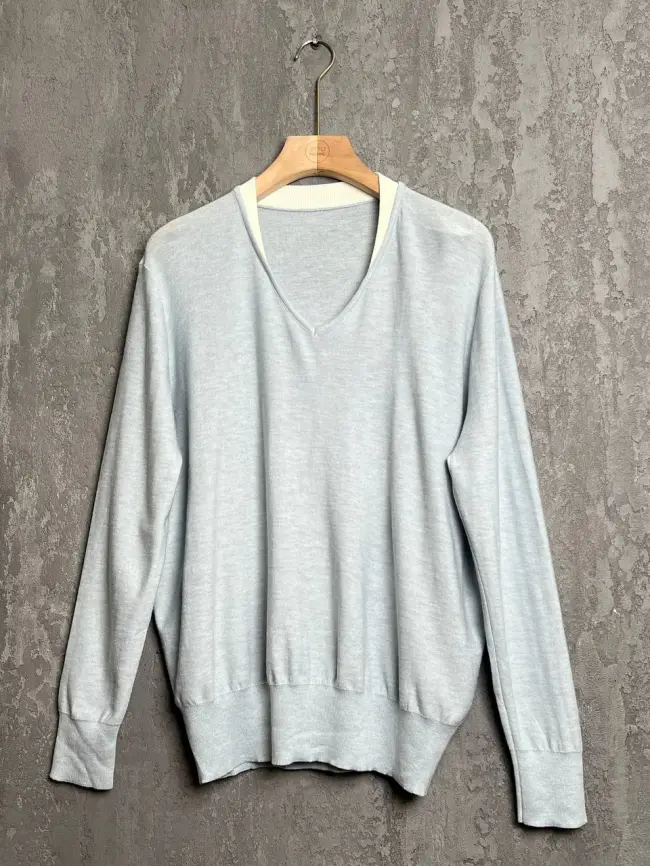 Джемпер 9188 Размер 50-58 (голубой)Уценка фото 1