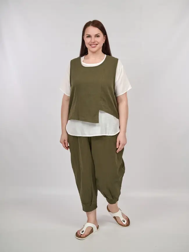 Костюм тройка 1832 Размер 50-56 фото 2