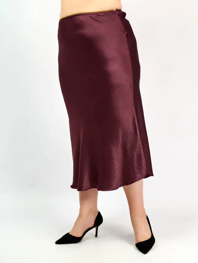 Юбка атлас 9298-1 Размер 48-56 фото 110