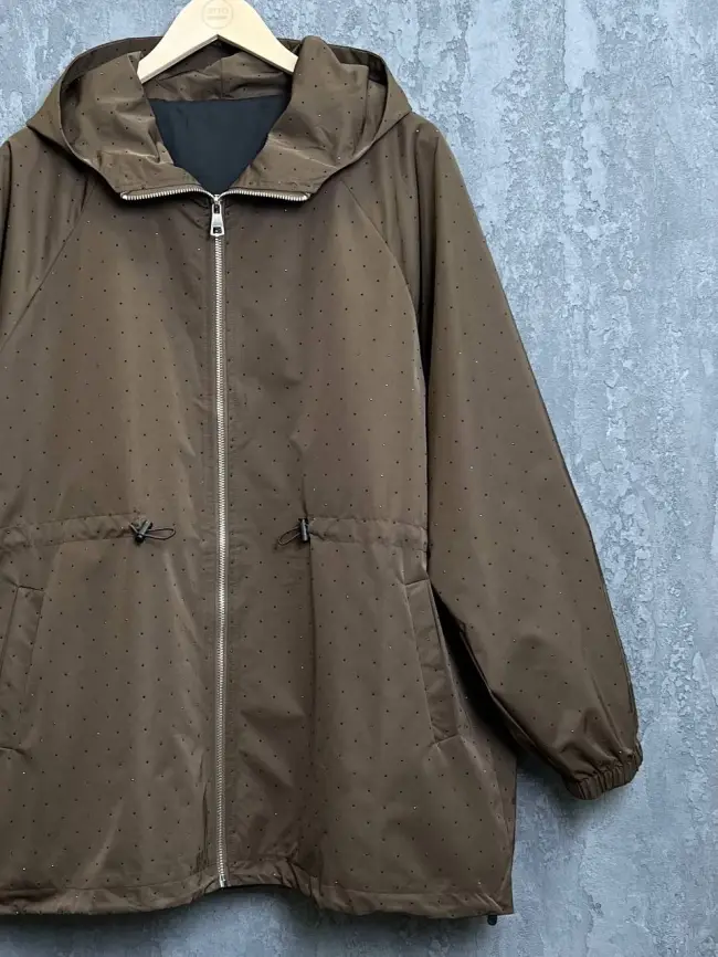 Ветровка со стразами 1633 Размер 50-58 фото 31