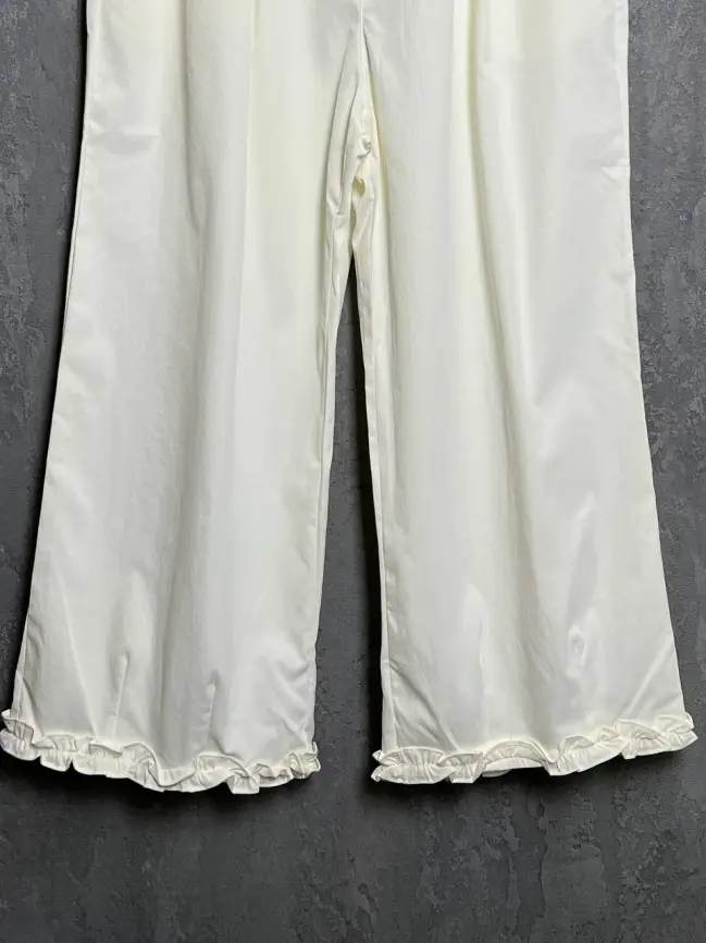 Брюки лето с рюшами 1239 размеры 48- 58 фото 27