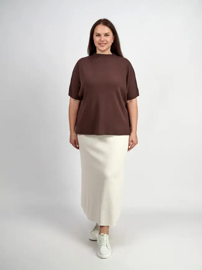 Джемпер короткий рукав ЭттоПлюс 707 Размер 50-58 фото 55