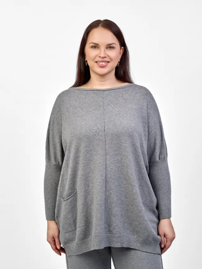 Джемпер 1444 Италия Размер 50-58 фото 1