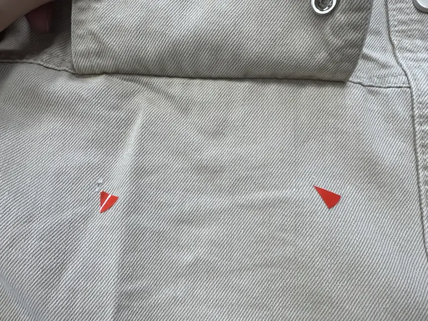 Куртка джинсовая(светлый беж) 88203 Уценка фото 3