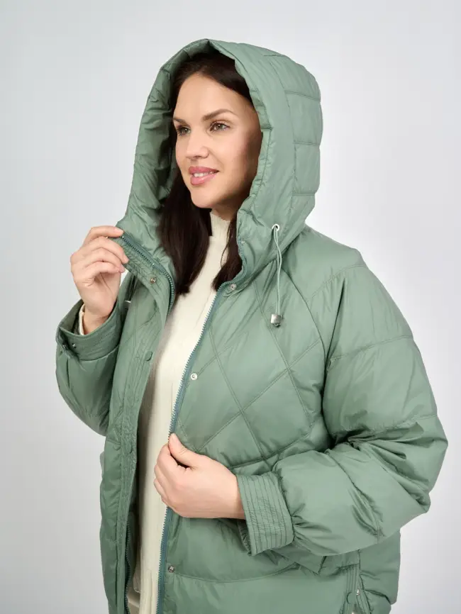 Пуховая куртка ЭттоПлюс 2553 Размер 48-52 фото 58