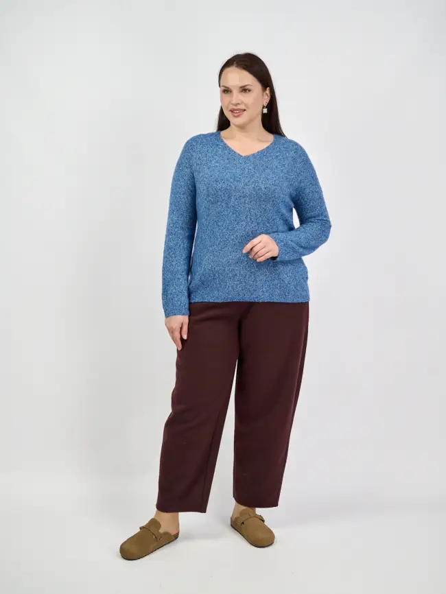 Брюки с защипами 