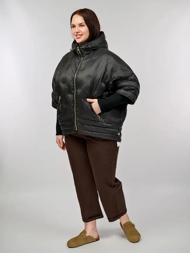 Куртка с трикотажным рукавом 6560 фото 40