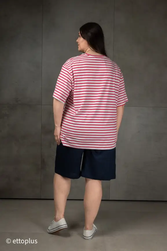 Футболка в полоску ЭттоПлюс 034 Размер 50-58 фото 83