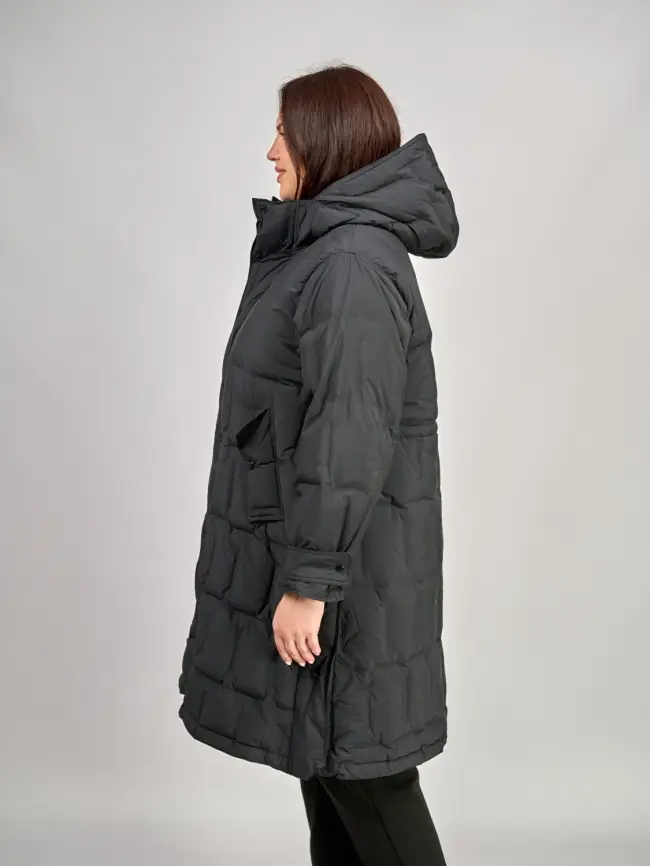 Пальто 4395 Размеры 48-56 фото 6