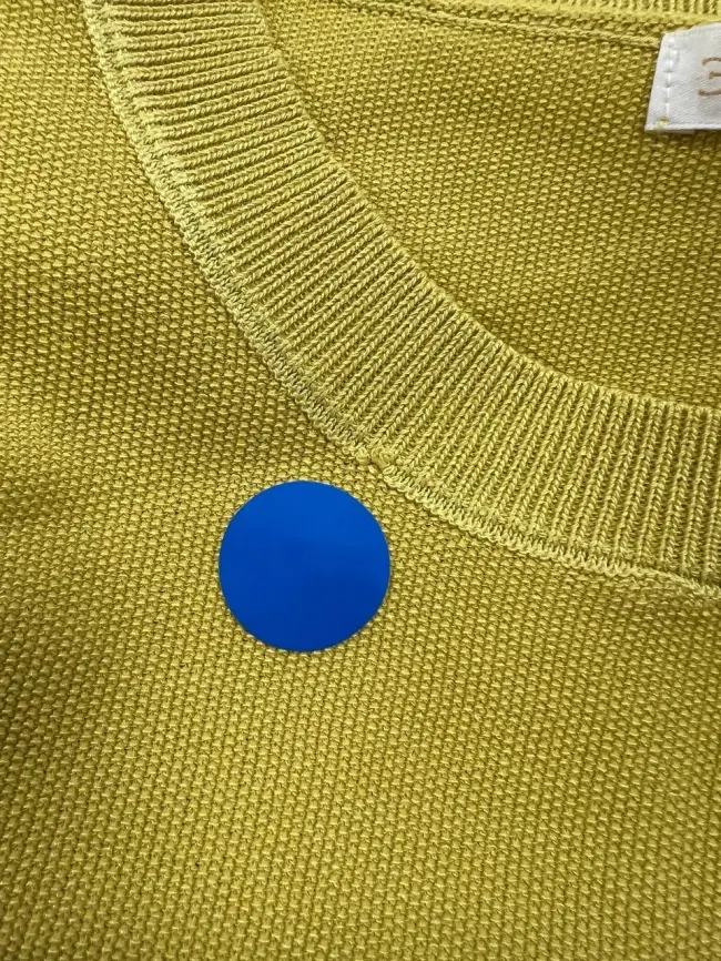 Джемпер 25414 Размер 48-52 (горчица, S 48-52)Уценка фото 2