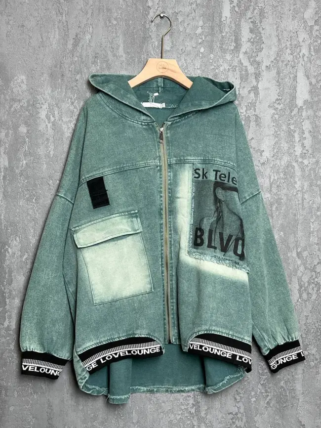 Куртка джинсовая 018 Размеры 48-58 фото 1