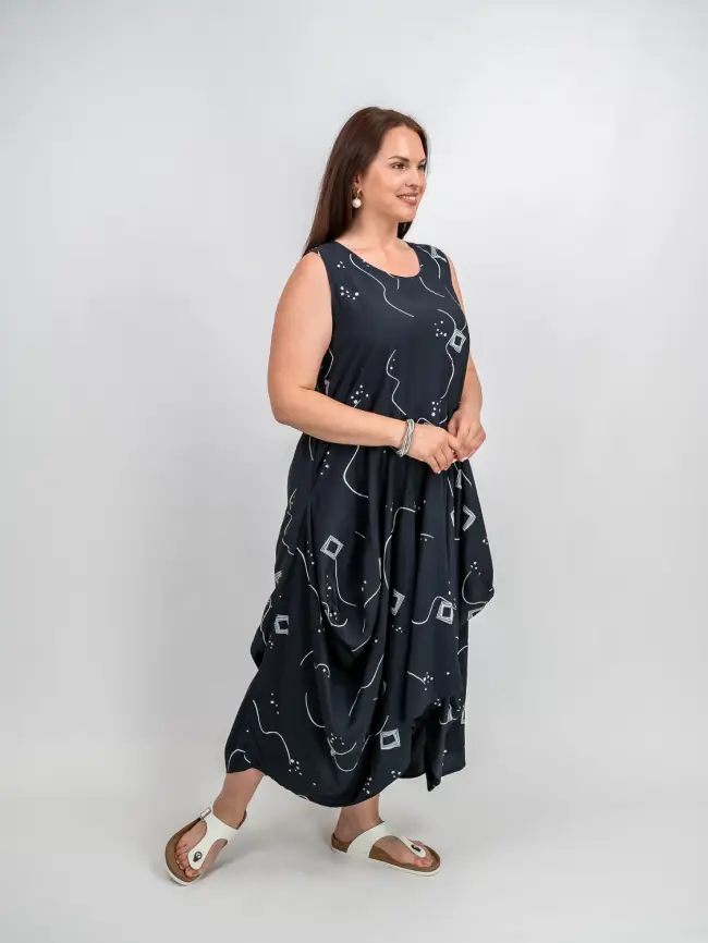 Сарафан ЭттоПлюс 10432 размер 52- 58 фото 4