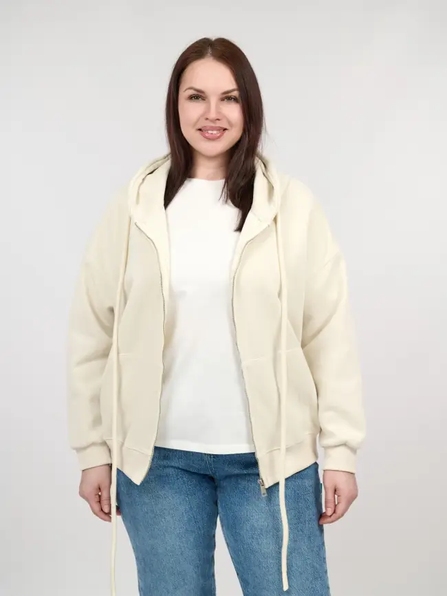 Худи зип оверсайз 505 Размер 50-58 фото 88