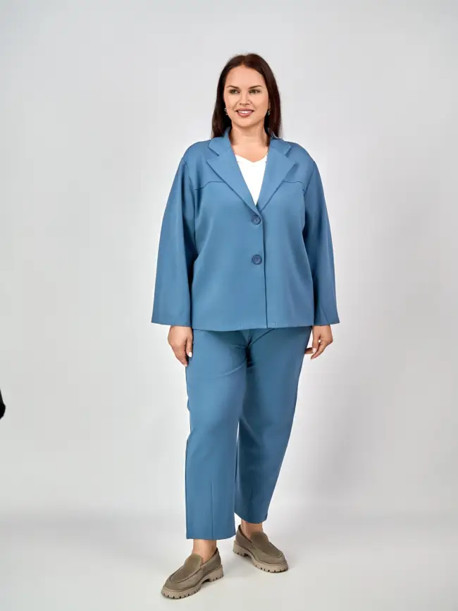 Брюки 33494 ЭттоПлюс размеры 52- 58 фото 111