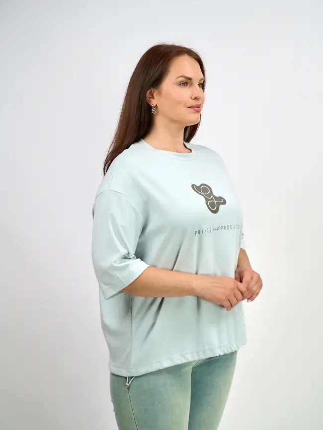 Лонгслив с принтом 95047 фото 28