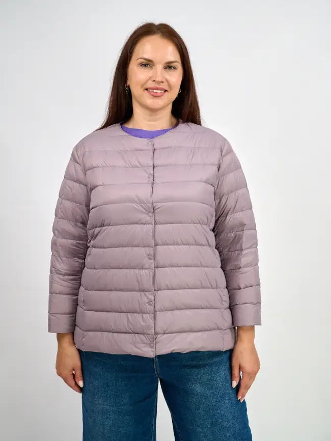 Легкая пуховая куртка 8802 фото 95