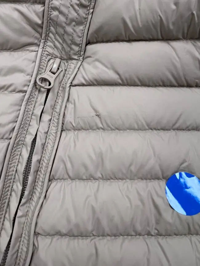 Куртка пуховая 8184 Размер 48-58(капучино) Уценка фото 2