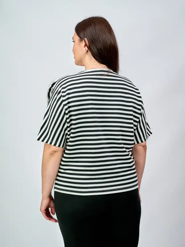 Футболка полоска ЭттоПлюс 33415 фото 44