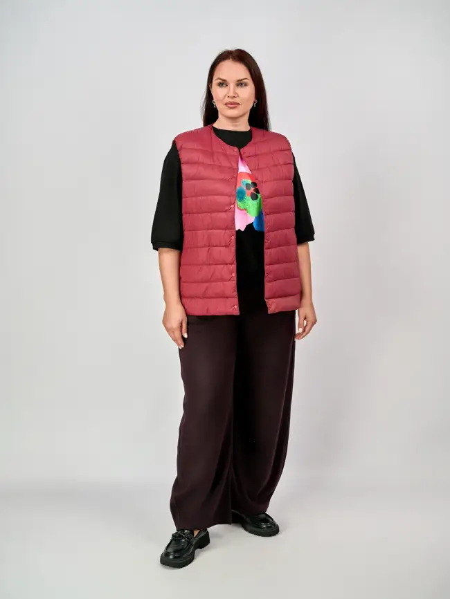 Жилет облегченный утепленный 8801 фото 11