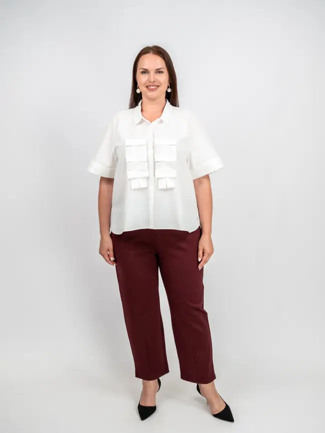 Брюки 33494 ЭттоПлюс размеры 52- 58 фото 49