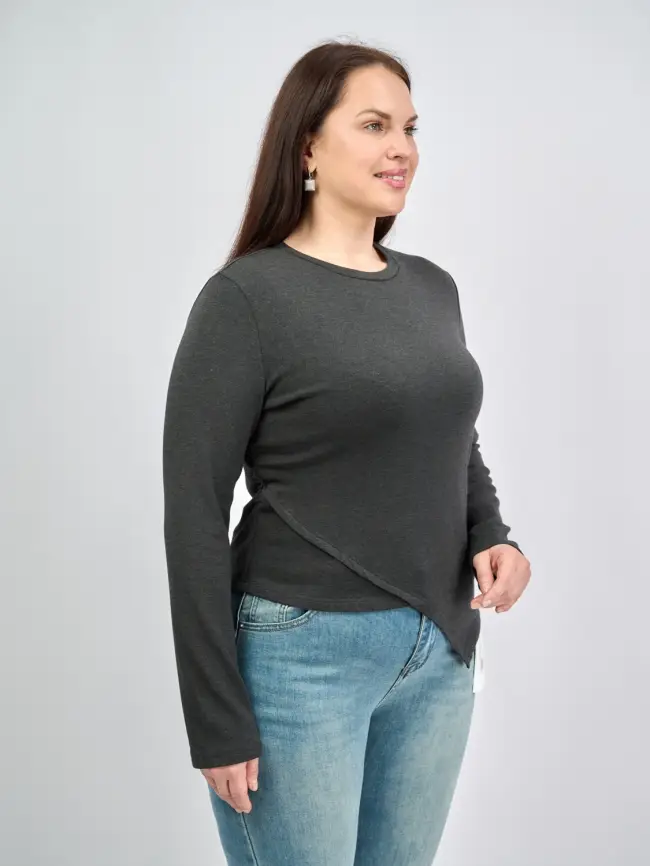 Лонгслив 25209 Размер 48-52 фото 35