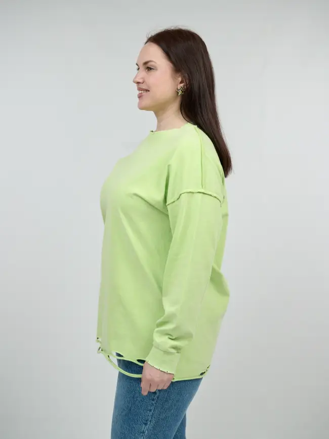 Лонгслив рваный 9938 Размер 50-56 фото 54