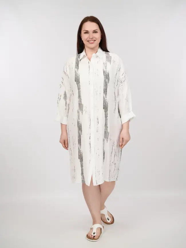 Платье рубашка ЭттоПлюс 22983 Размер 50-58 фото 13