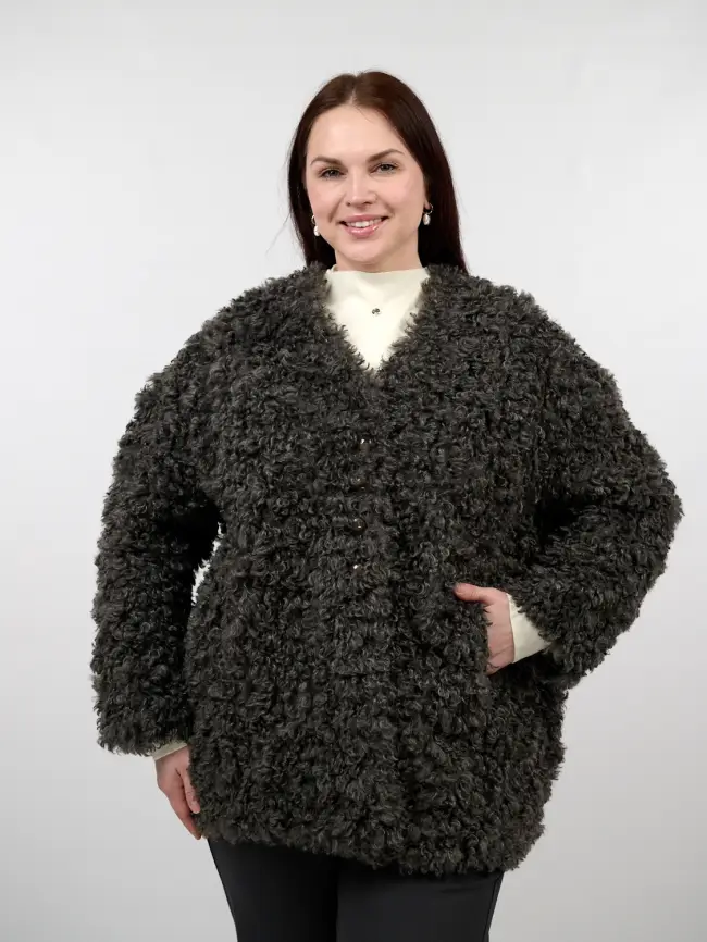 Дубленка 18925 Размер 50-58 фото 40
