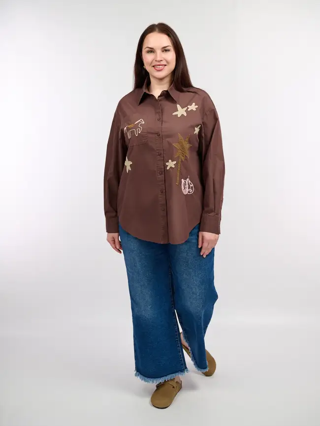 Рубашка 9115 Размер 48-56 фото 17