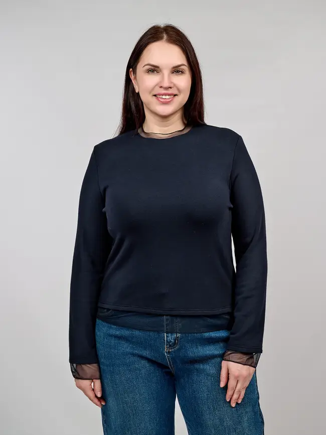 Лонгслив 25253 Размер 50-54 фото 2