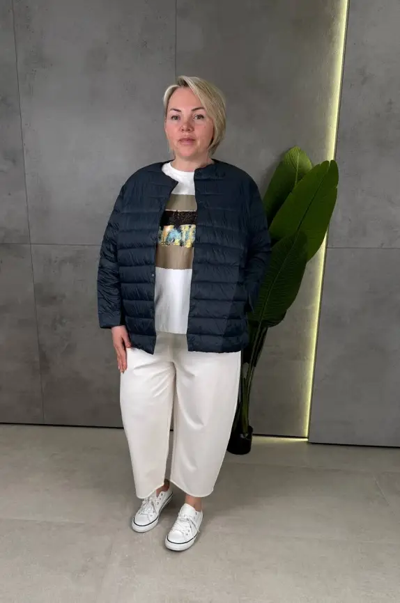 Легкая пуховая куртка 8802 фото 144