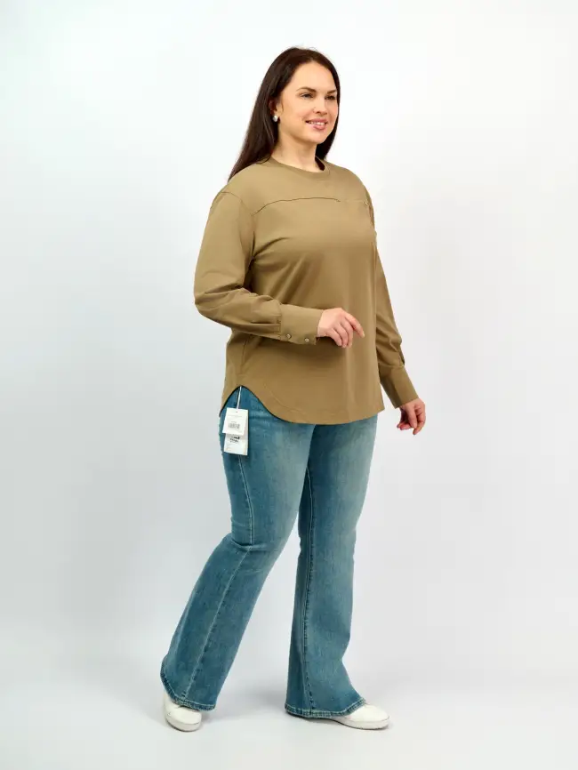 Лонгслив 8132 Размер 48-54 фото 12